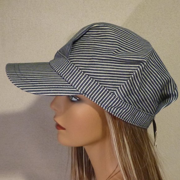 Broner Railroad Cap Hickory Striped (Women's Large) - Picture 4 of 8